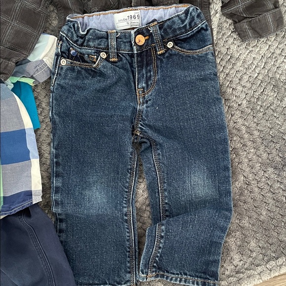 GAP Kids Short Sleeve Tees - Blue and Gray - Picture 2 of 7